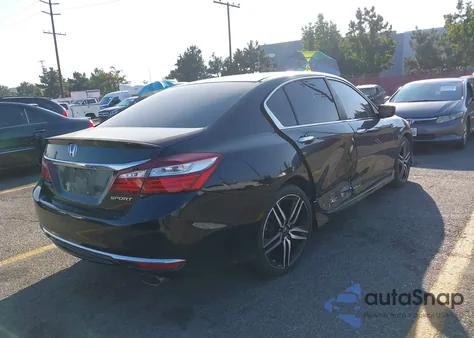 2016 Honda Accord Sport from USA, damaged, VIN 1HGCR2F65GA078757